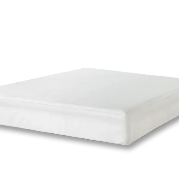 Letti Moderni Sensitive Matratzenschoner auf einem Bett, entworfen für empfindliche Haut